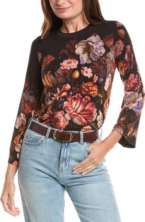 Johnny Was Petite The Janie Favorite Flare Sleeve Crewneck Top