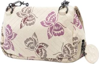 Bottega Veneta Pre-owned Printed Leather Crossbody Bag - Dames - Vintage Schoudertas - Veelkleurig - ONE Size - Leer - Vintage