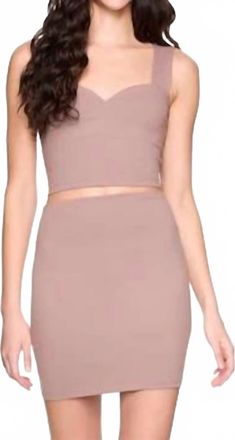 Susana Monaco Mini Skirt In Coco