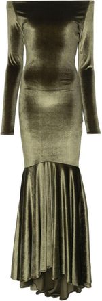 Atu Body Couture Abito da sera con spalle scoperte - Verde