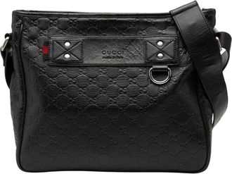 Gucci Borsa a tracolla in pelle goffrata Pre-owned - - Pre-owned - Donna - Nero - ONE SIZE