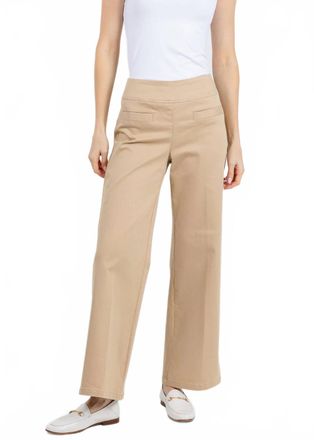 Elliott Lauren Modern Twill Wide Leg Pants - 29 In Camel