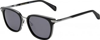 Rag & Bone Womens RNB6000-S-80752M9 RNB6000 52 S 80752M9 Sunglasses - Black - One Size