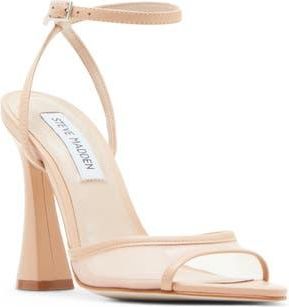 Steve Madden Beki Ankle Strap Pointed Toe Sandal in Natural at Nordstrom Rack, Size 9.5