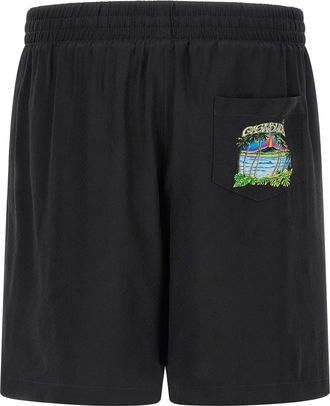 Casablanca Volcano Bermuda Shorts - Black
