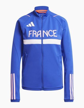 adidas Womens F Tr Jacket W - Blue - Size: 10