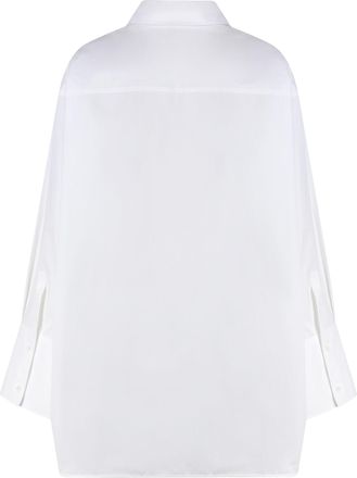 Off-white Womens Shirtdress Cotton White Dress