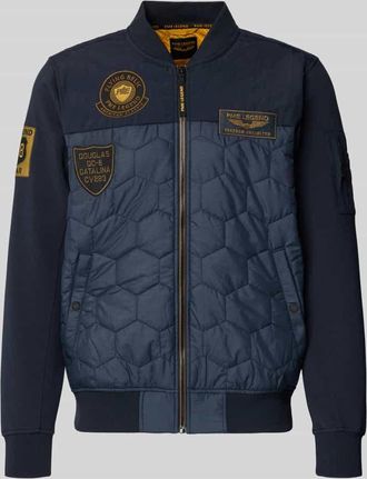 PME Legend Jacke mit gerippten Abschlüssen in Marine, Größe XXXL