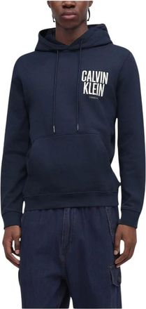 Calvin Klein Felpa con cappuccio - - Sweatshirts & Hoodies - Uomo - Blu - XL