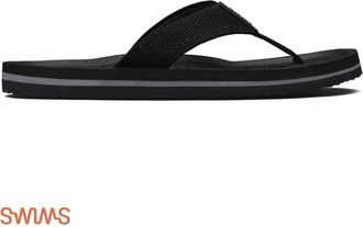 Swims Mens Napoli Flip Flop Sandals In Black Charcoal
