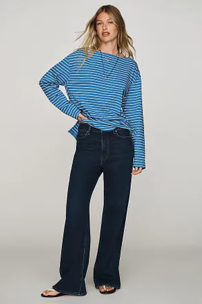 Paige Anessa High-Rise Wide-Leg Jeans