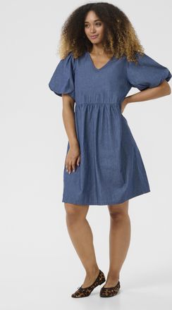 Cream Denim Jurk CRTallie A-shape dark blue