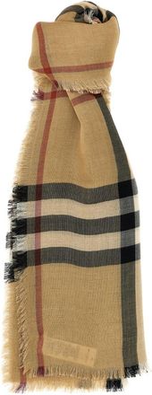 Burberry Beige Check reversible scarf