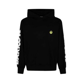 Barrow Hoodies, male, Black, Size: XL Iconic Hoodie