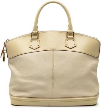 Louis Vuitton Pre-owned Handbags, female, Beige, Size: ONE SIZE Pre-owned Vintage Handbag