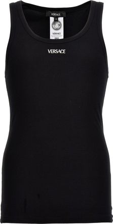 Versace Underwear Tank Top Tex Ribbed Bio Cotton