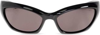 Balenciaga Sunglasses, unisex, Black, Size: ONE SIZE Racer Cat Sunglasses