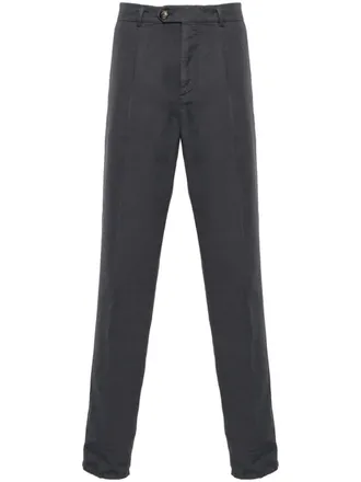 Brunello Cucinelli Chino met toelopende pijpen - Grijs