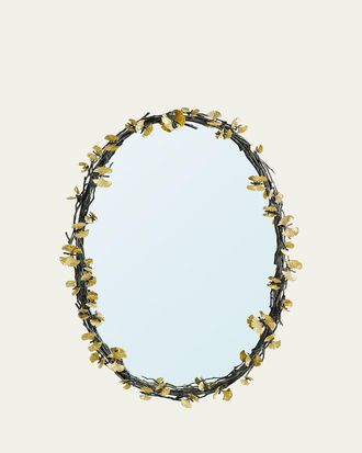 Michael Aram Butterfly Ginkgo Oval Wall Mirror - 39