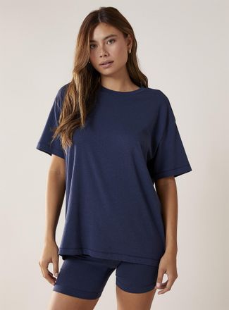 Twik Womens Ultra-comfortable loose lounge T-shirt