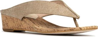 Donald J Pliner Vylette Wedge Flip Flop in Almond at Nordstrom Rack, Size 7.5