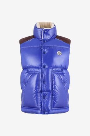 Moncler Steppweste aus Nylon und Cord Ardeche