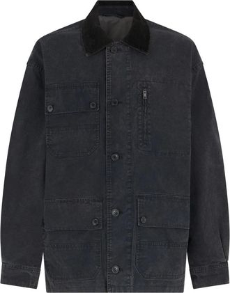 Isabel Marant Isabel Marant, Denim Jackets, male, Black, Size: L Work Jacket in Cotton