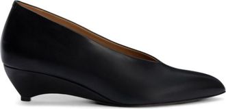 Jil Sander Black Slip-on Heels