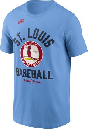 Nike St. Louis Cardinals Cooperstown Nike Mens MLB T-Shirt in Blue | N1994EYS67-079