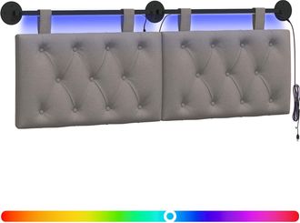 vidaXL Cabecero Colgante Topo Tela Vidaxl