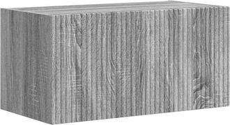 vidaXL Mueble De Tv Montado En La Pared Gris Sonoma 60 X 31 X 29.5 Cm Vidaxl