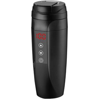 OEM Taza Calefactora Port&aacute;til Para Coche, Tetera De Viaje De 350 Ml, Con Revestimiento De Acero Inoxidable 304, Ajustable Entre 40 Y 100 &deg;, Botella De Ebu
