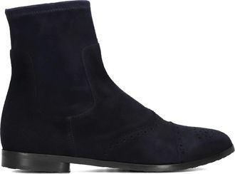 Truman's Blauwe Su&egrave;de Enkellaarsjes voor Dames - Dames - Enkellaarsjes - Blauw - 39 EU - Su&egrave;de - Schoenen