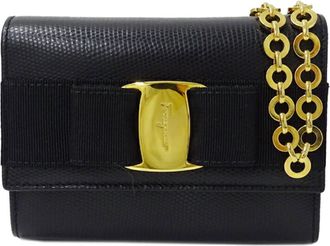 Ferragamo Leather Shoulder Bag (Pre-Owned)