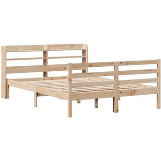 vidaXL Vidaxl - Bed Frame with Headboard without Mattress 150x200 cm King Size