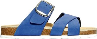 Rohde Flat Sandalen - Dames - Sandalen - Blauw - 37 EU - Schoenen