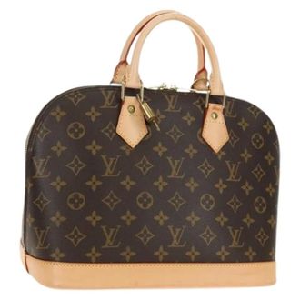 Louis Vuitton Pre-owned Monogram Hand Bag - Dames - Pre-owned - Bruin - Maat: ONE Size Leer