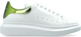Alexander McQueen Oversized Sneaker - Heren - Sneakers - Wit - 42 1/2 EU - Leer - Schoenen