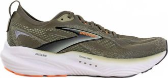 Brooks Mens Glycerin 22 Shoes In Dusty Olive/tea/orange