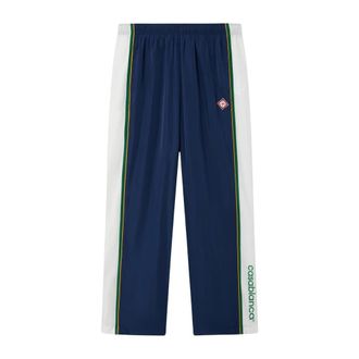 Casablanca Track Pants - Heren - Sweatpants - Blauw - M - Leer - Broeken