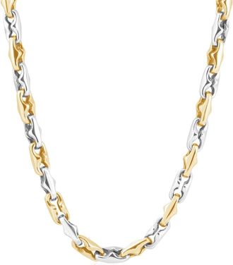 Pompeii3 Mens 14k Gold (101gram) or Platinum (186gram) 6.5mm Link Chain Necklace 24