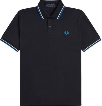 Fred Perry Polo M12 - - Tops - Uomo - Blu - 4XS