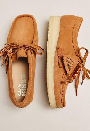 Clarks Wallabee Suede Slip-On Shoes