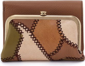 Hobo Compact Robin Leather Frame Wallet in Timber Brown at Nordstrom