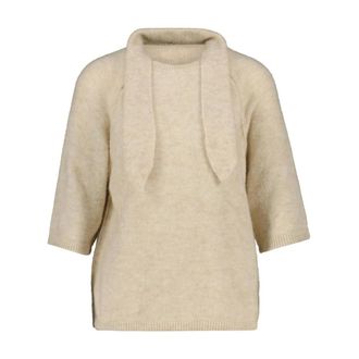 Smith & Soul Trui met ronde hals - Dames - Truien - Beige - Maat: M Wol