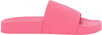Bottega Veneta Pink Rubber Slides