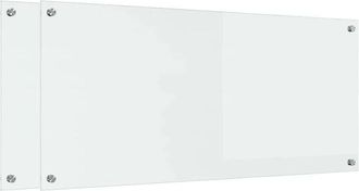 vidaXL Salpicadero De Cocina 2 Pcs Transparente 110 X 50 Cm Vidaxl