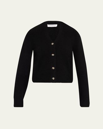 Brandon Maxwell Sloane Cashmere-Silk Cardigan Sweater
