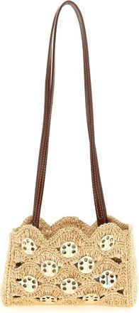 Paco Rabanne 1969 Schoudertas - Dames - Schoudertassen - Beige - ONE Size - Leer - Tassen