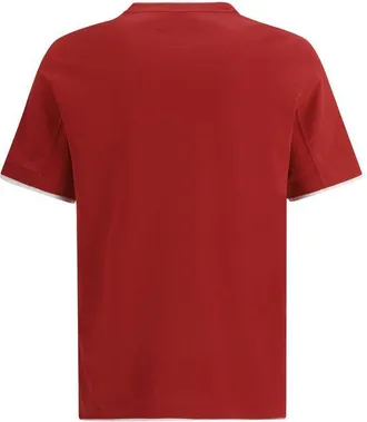 Brunello Cucinelli Mens Multicolor Cotton T-Shirt